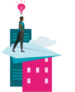 Glider illustration of information management