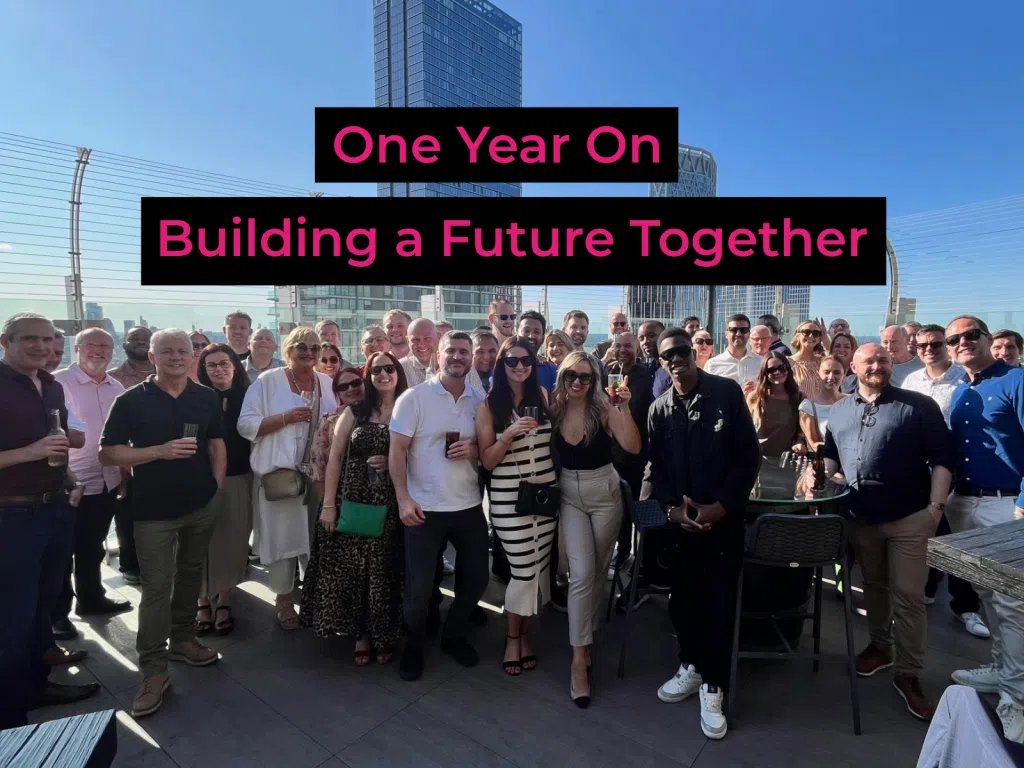 One year on: Building the future together